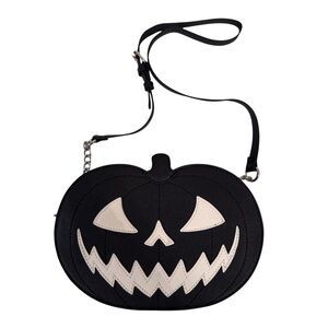 MAD Engine Black and White Pumpkin Crossbody Bag